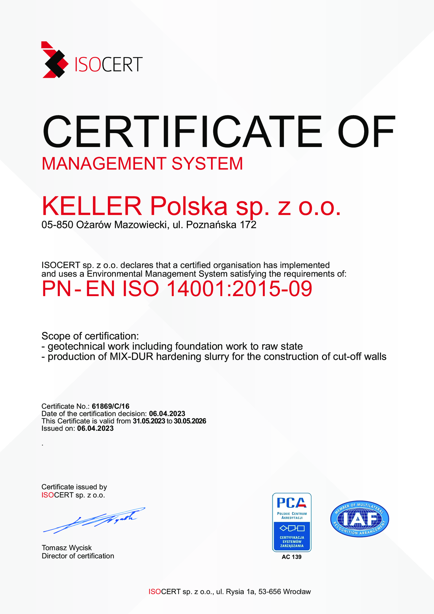 PN- EN ISO 14001:2015-09