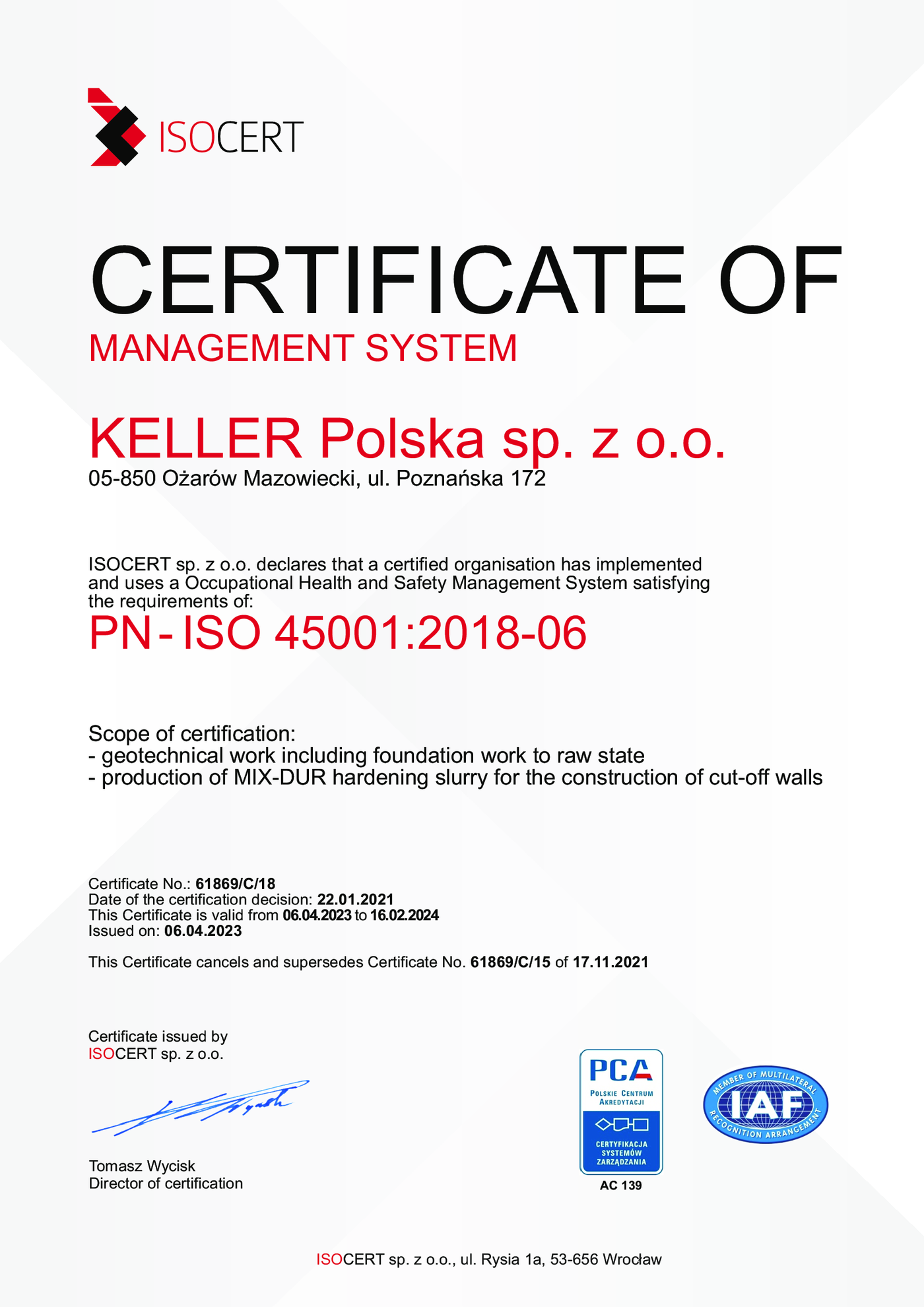 PN- ISO 45001:2018-06