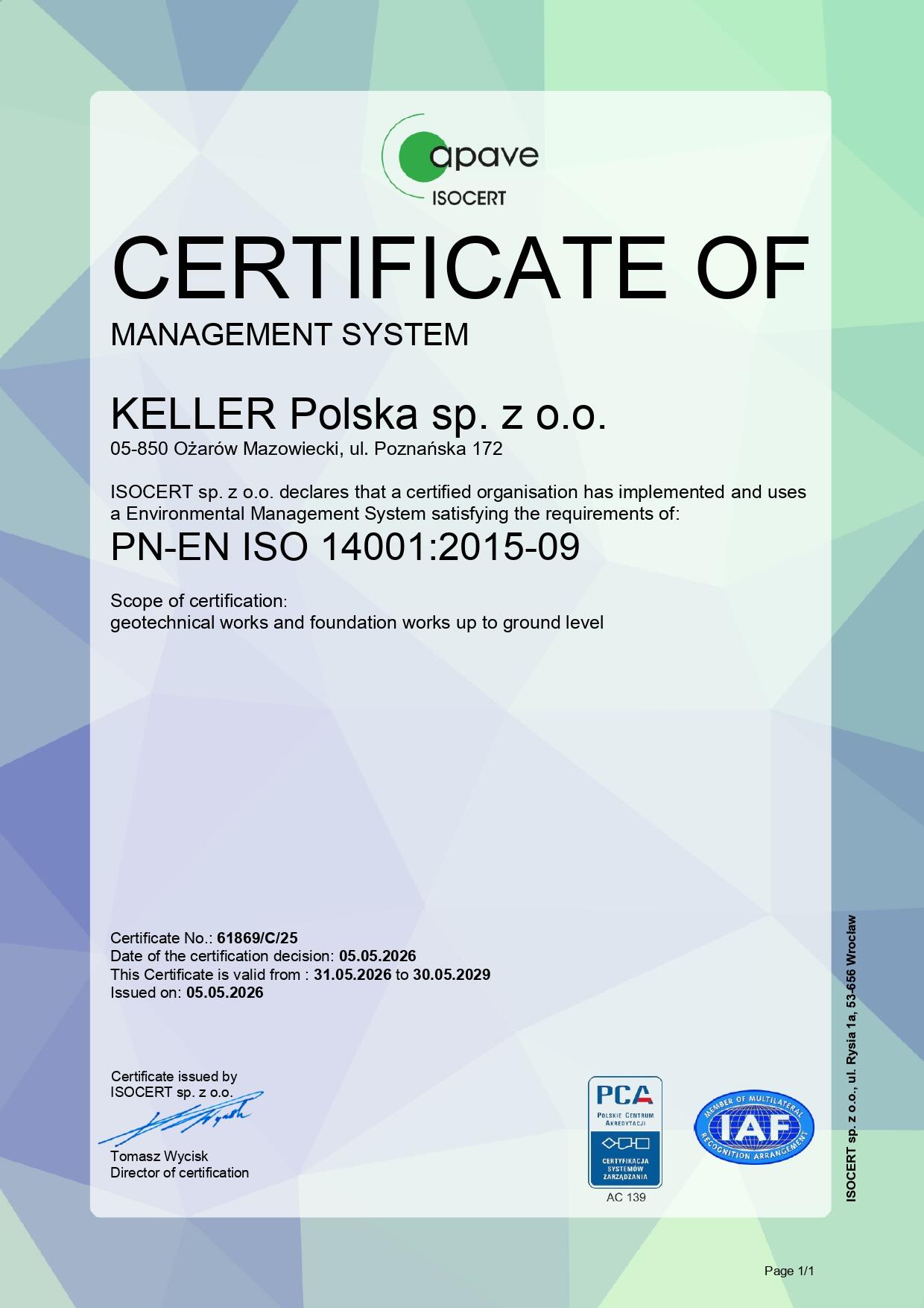 PN- EN ISO 14001:2015-09