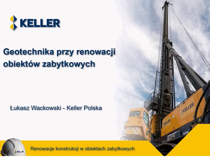 Geotechnika przy renowacji obiektów zabytkowych