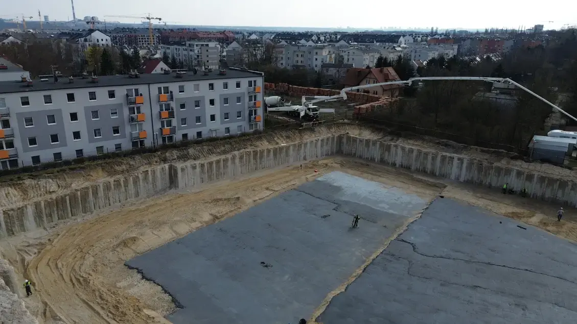 Budowa w Poznaniu z wykorzystaniem palisad DSM+VDW