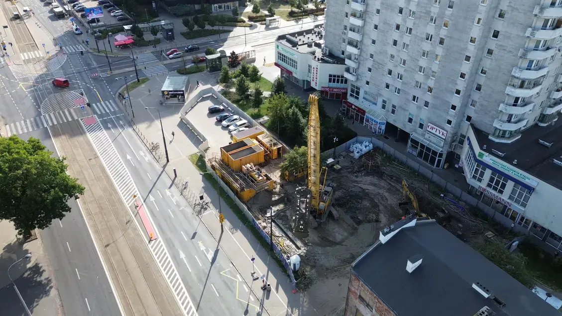 Budowa przy Płockiej w Warszawie
