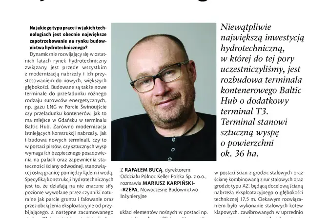 Technologie rozwijającego się rynku hydrotechnicznego