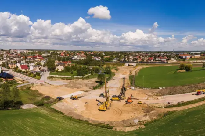 Wzmocnienie podłoża kolumnami KSS+FSS, CFA