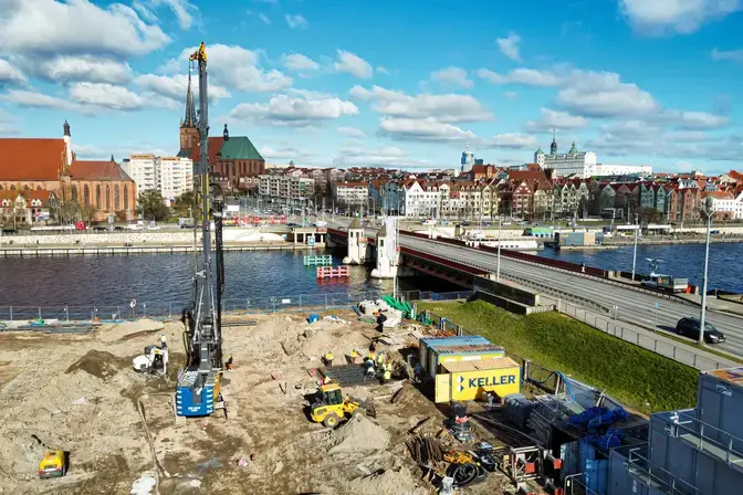 Posadowienie budynku w Szczecinie