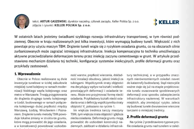 Artykuł Iniekcja kompensacyjna Keller Polska