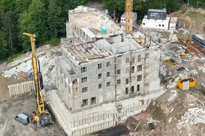 Rozbudowa hotelu Salamandra w Kościelisku