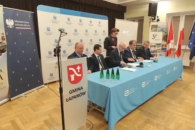 Nowy kontrakt bezpieczeństwo przeciwpowodziowe w Łapanowie