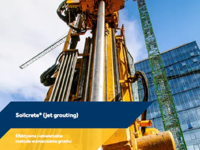 Soilcrete jet grouting broszura okładka