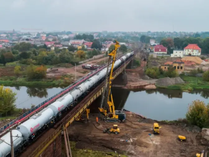 Most nad rzeką wartą KM 52+460