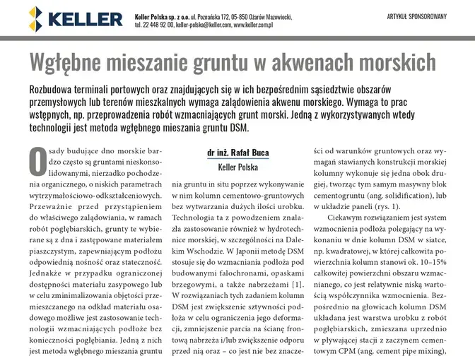 Artykuł inżynier Budownictwa