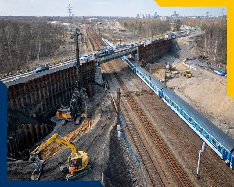 Modernizacja linii kolejowej E65 w Katowicach