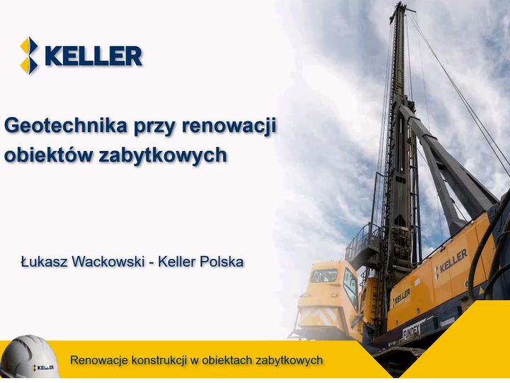 Geotechnika przy renowacji obiektów zabytkowych