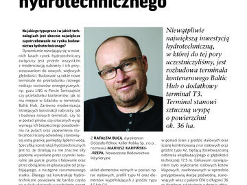 Technologie rozwijającego się rynku hydrotechnicznego