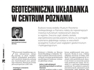 Geotechniczna układanka w centrum Poznania