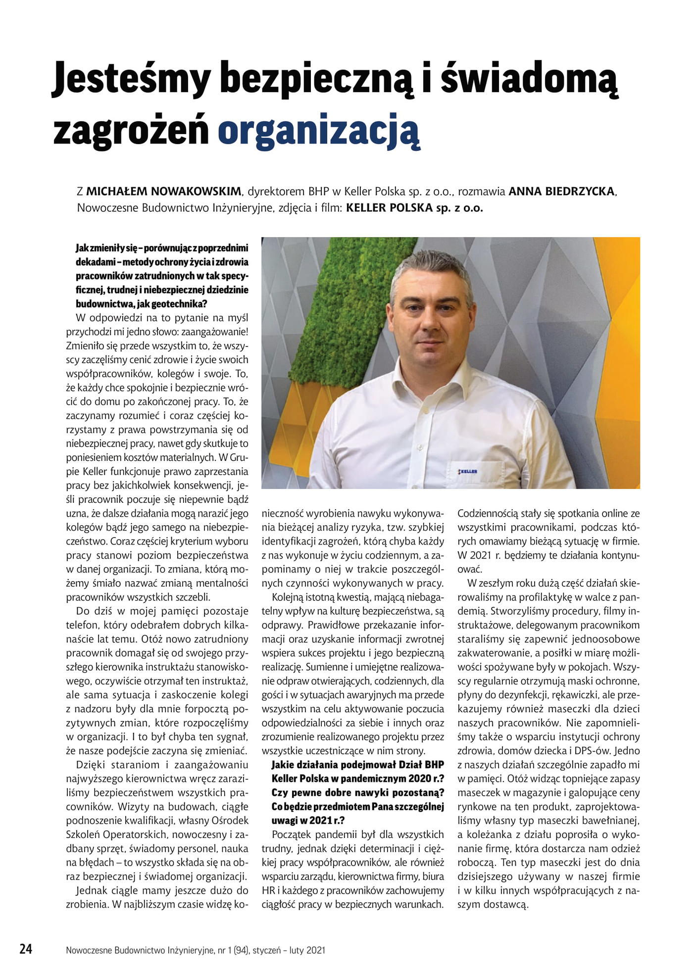 Michał Nowakowski wywiad NBI, strona 1