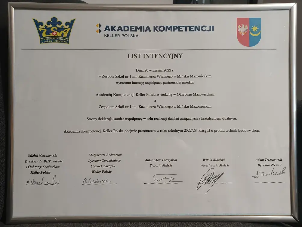 List intencyjny