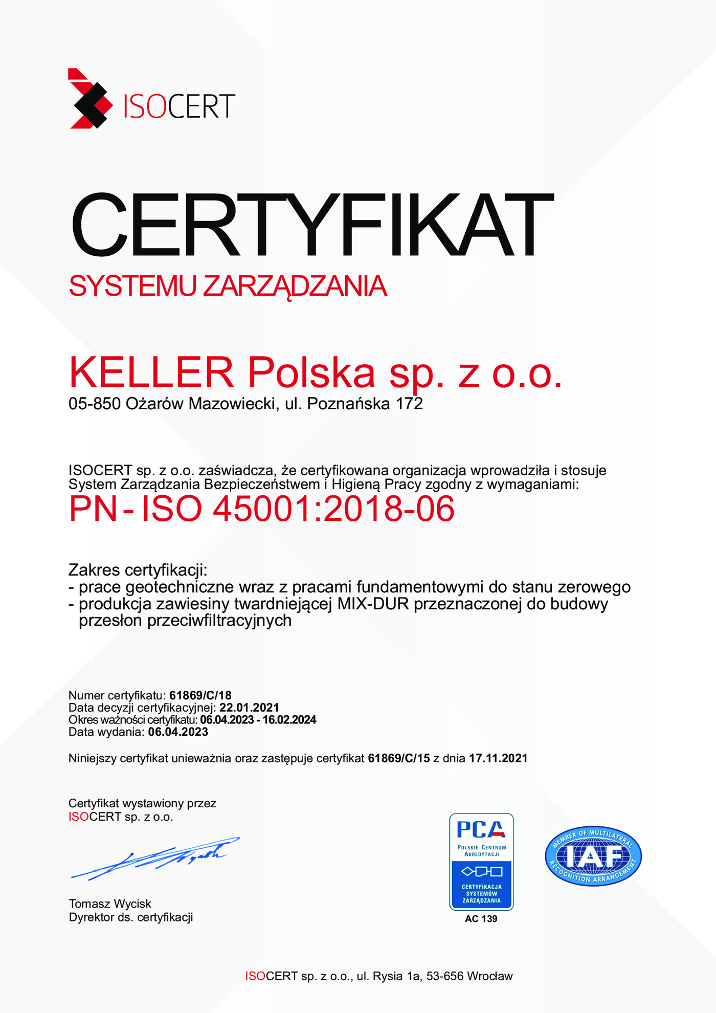 PN- ISO 45001:2018-06