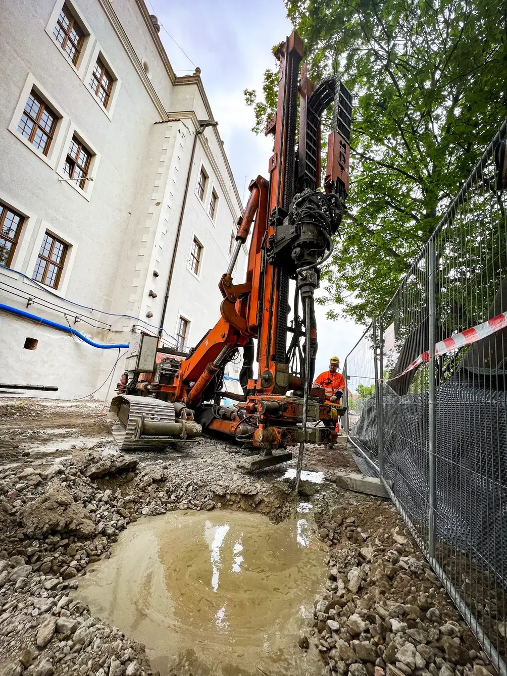Zabezpieczeniu tarasu wschodniego w Szczecinie