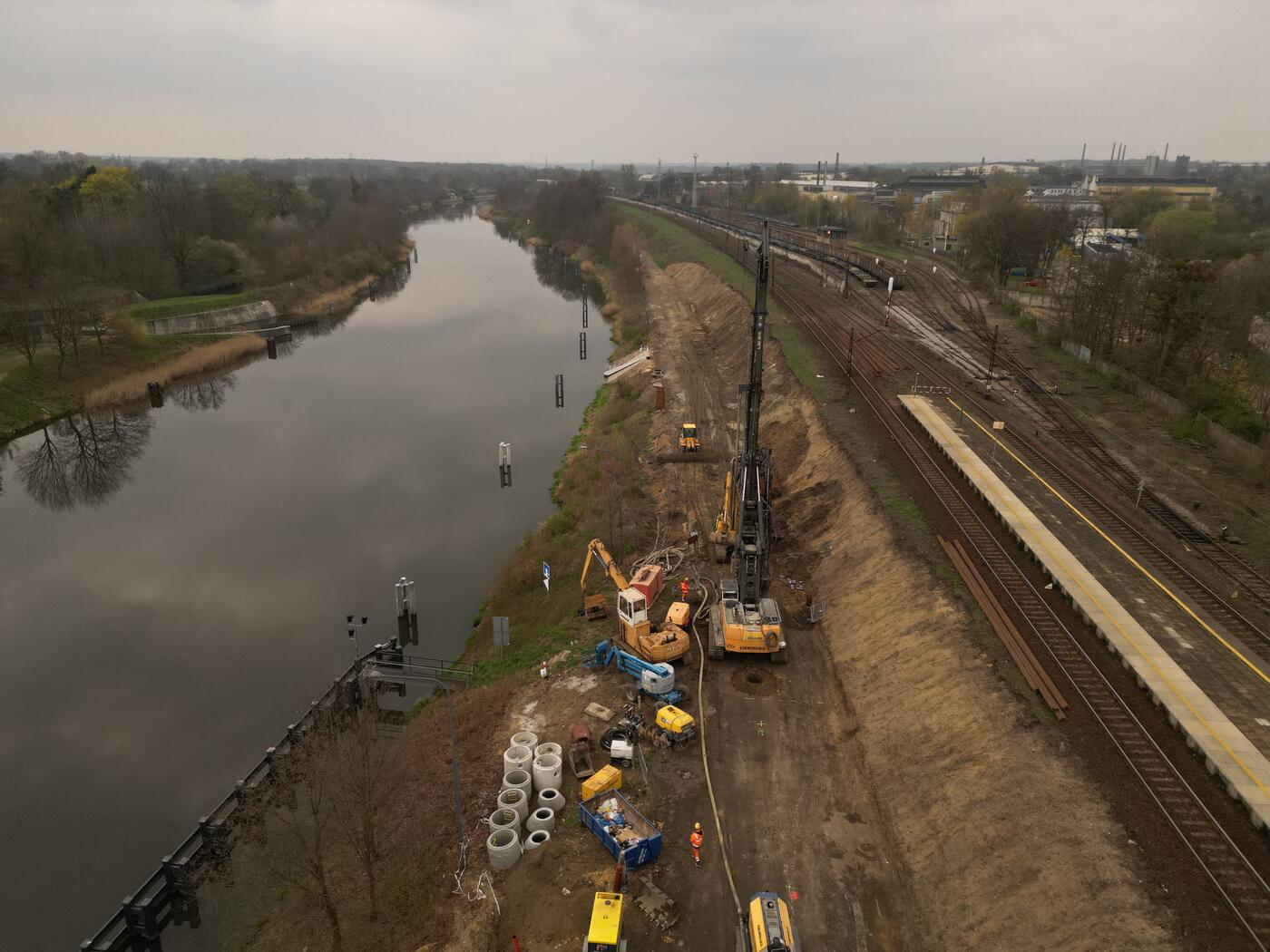Przebudowa stacji Gliwice Łabędy