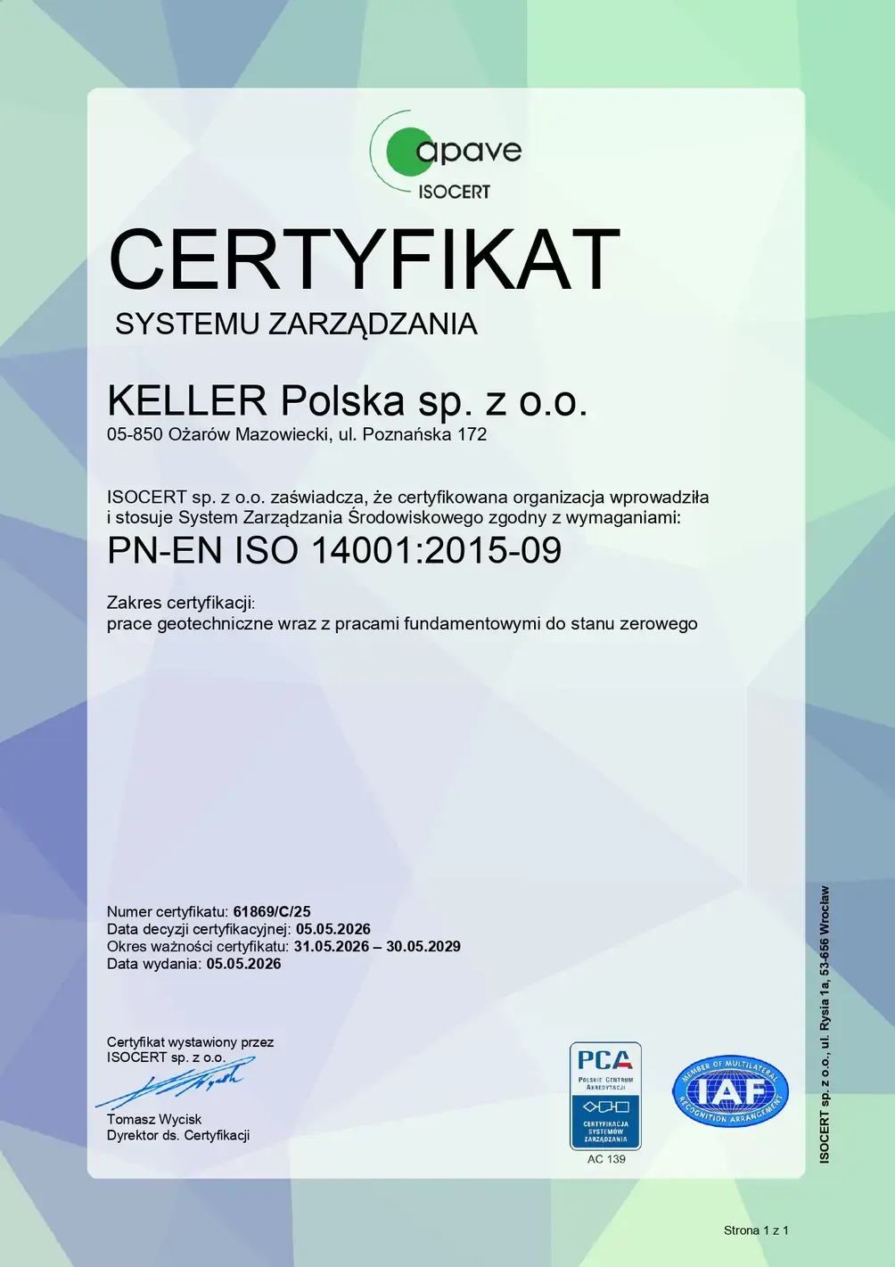14 001:2015-09 2026