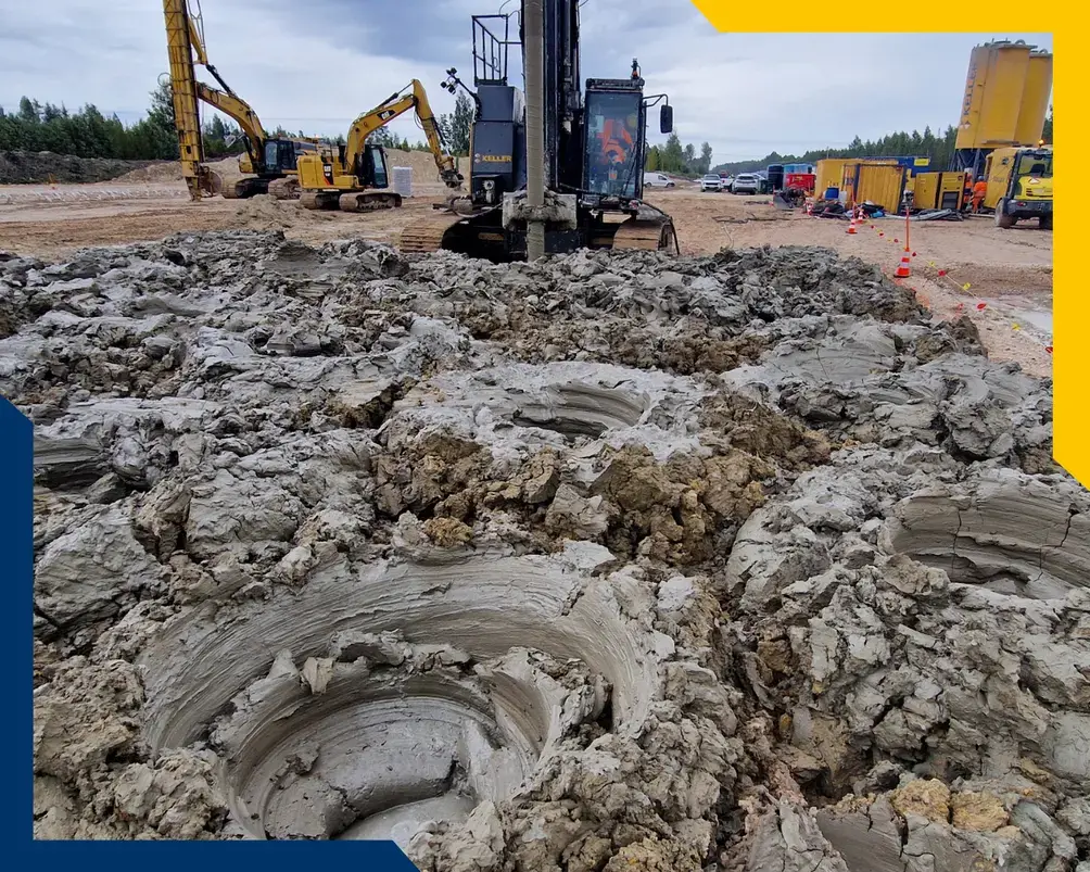 Pierwszy w historii projekt Deep Soil Mixing w Estonii