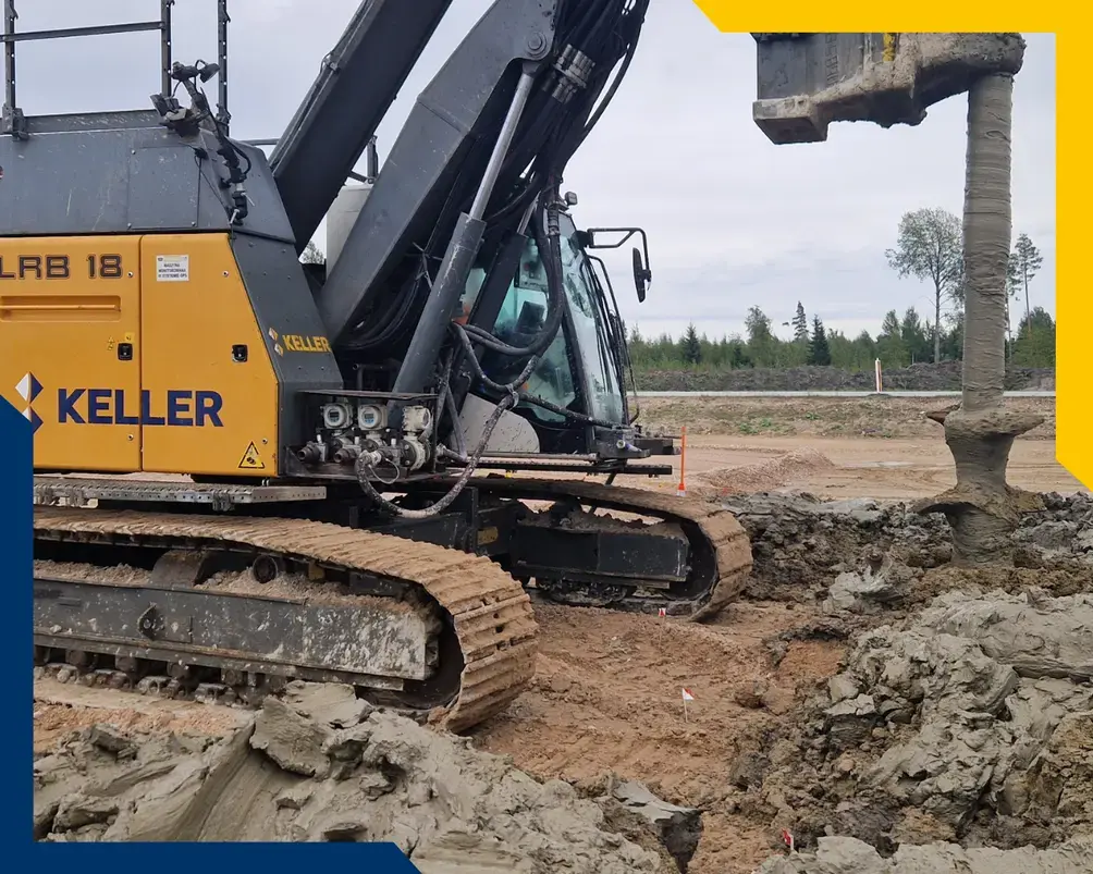 Pierwszy w historii projekt Deep Soil Mixing w Estonii