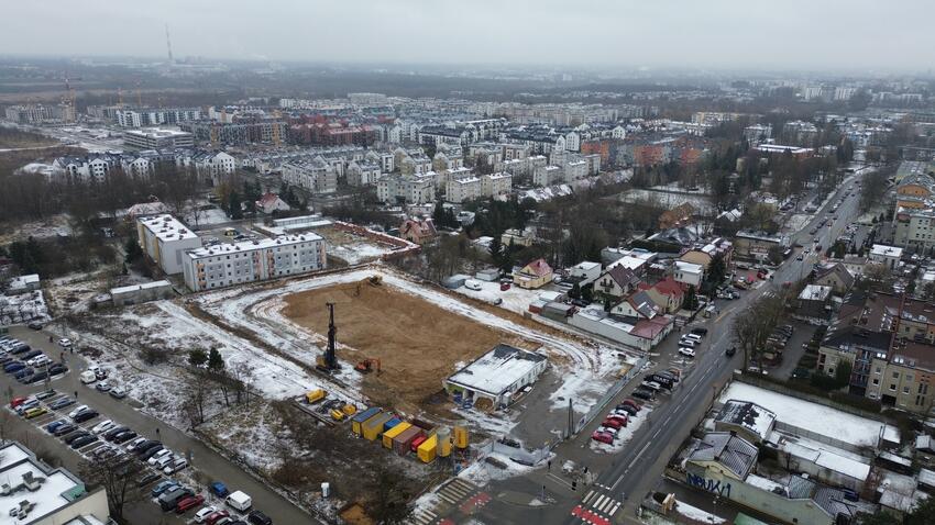 Budowa w Poznaniu z wykorzystaniem palisad DSM+VDW