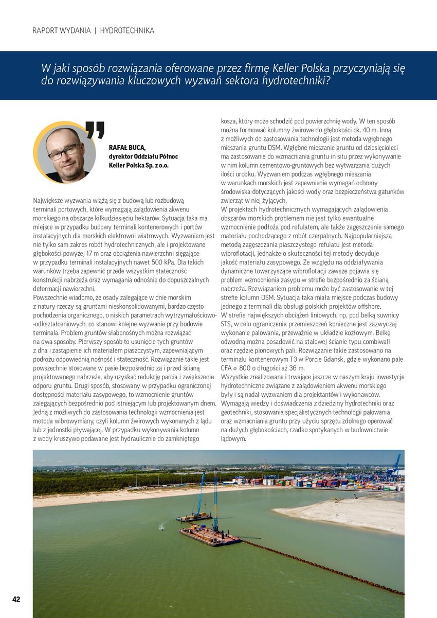 Artykuł o rozwiązywaniu kluczowych wyzwań sektora hydrotechniki