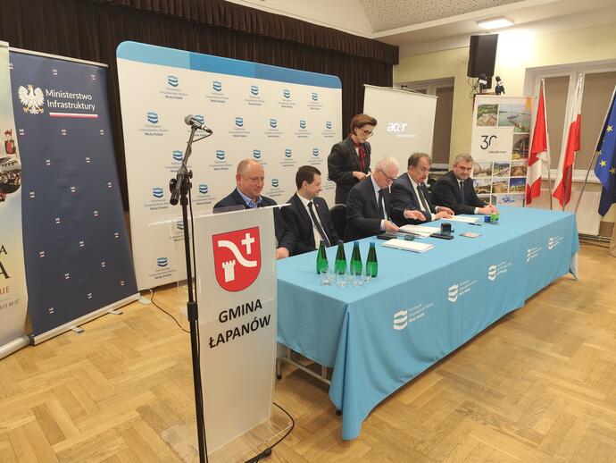 Nowy kontrakt bezpieczeństwo przeciwpowodziowe w Łapanowie