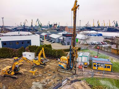 Przestrzenne wzmocnienie podłoża na stacji benzynowej MOYA
