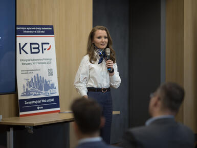 Emanuela Tomków w programie Młodzi Liderzy Budownictwa
