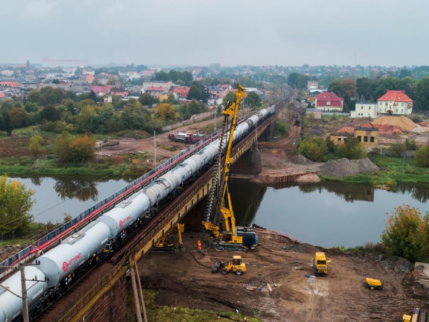 Most nad rzeką wartą KM 52+460