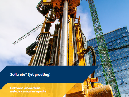 Soilcrete jet grouting broszura okładka