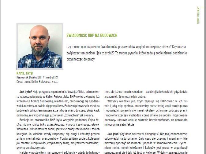 Świadomość BHP na budowach