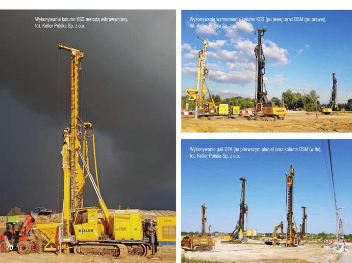 Południowa Obwodonica Warszawy powstaje na obszarze o trudnych warunkach gruntowo-wodnych, w tym zalewowych. Jakie metody wzmocnienia podłoża znalazły tu zastosowanie?