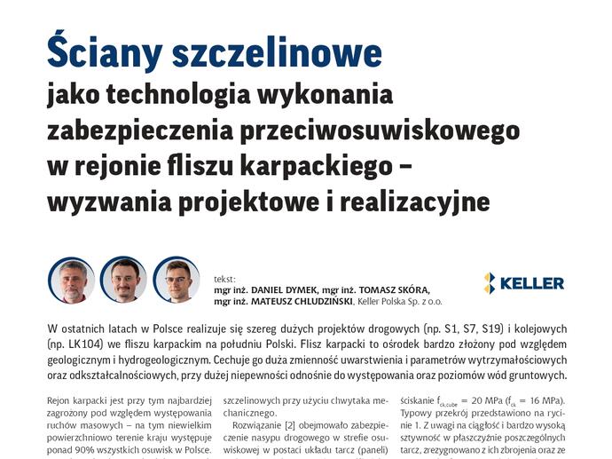 Artykuł ściany szczelinowe