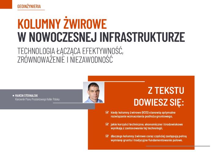 Kolumny żwirowe w nowoczesnej infrastrukturze
