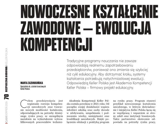 Nowoczesne kształcenie zawodowe